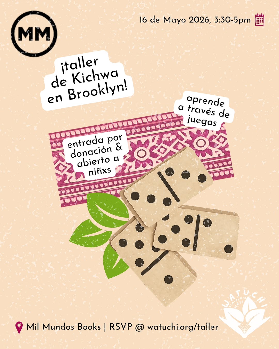 Image for Kichwa Workshop in Brooklyn