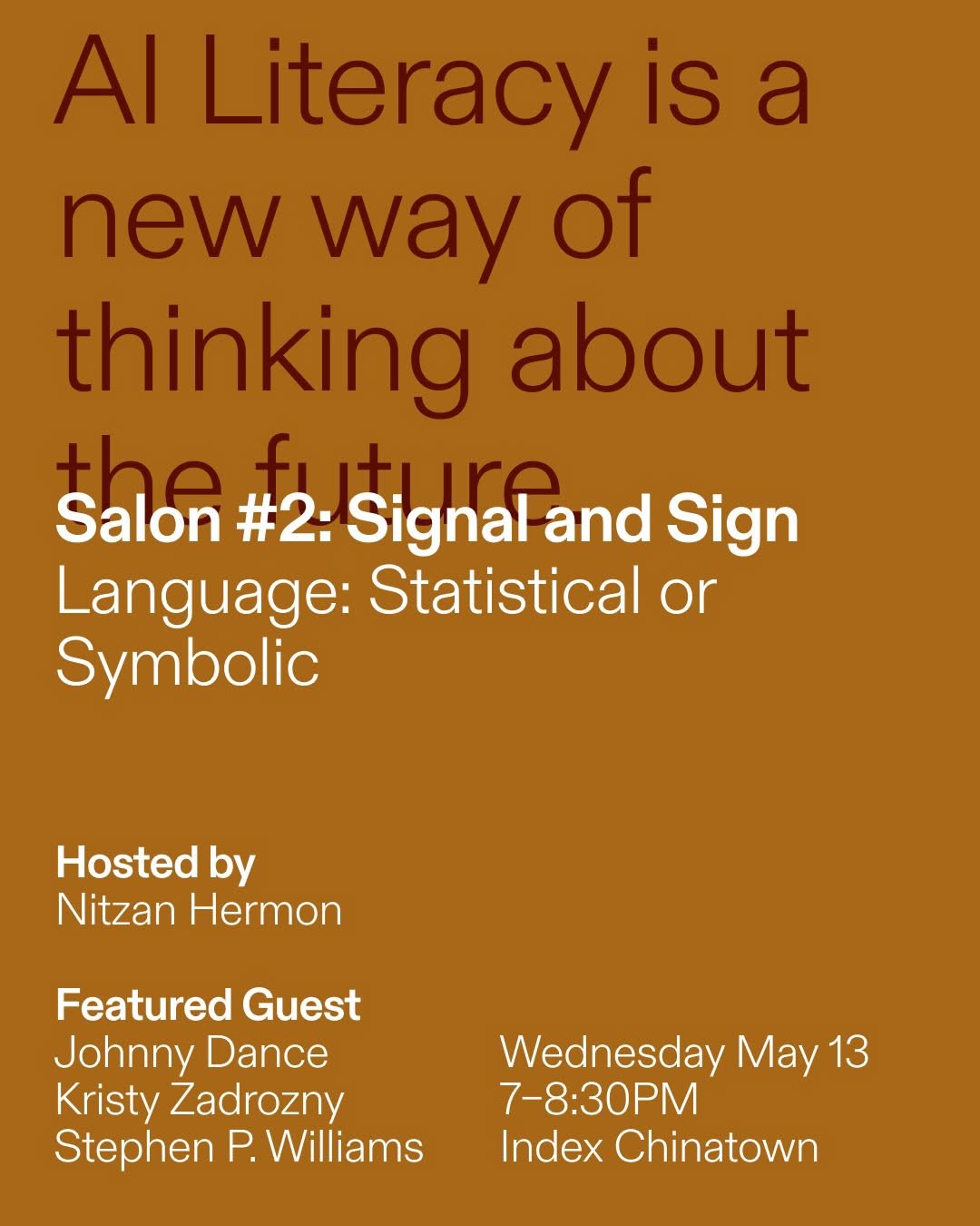 Image for AI Literacy Salon #2: Signal and Sign Language: Statistical or Symbolic