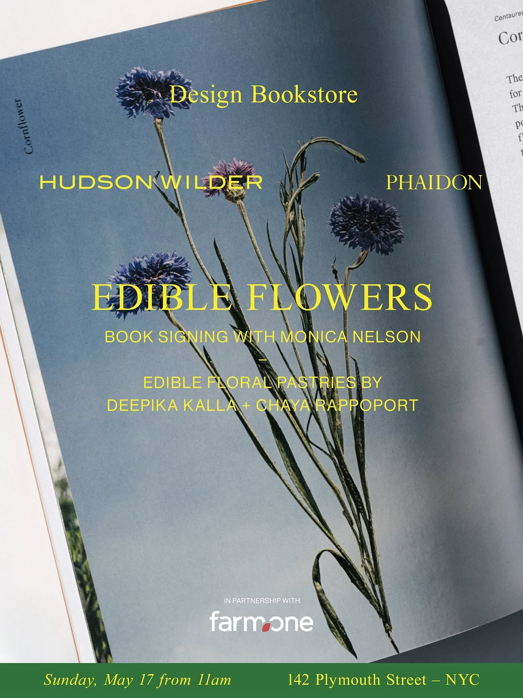 Image for Hudson Wilder x Phaidon Design Bookstore: Edible Flowers