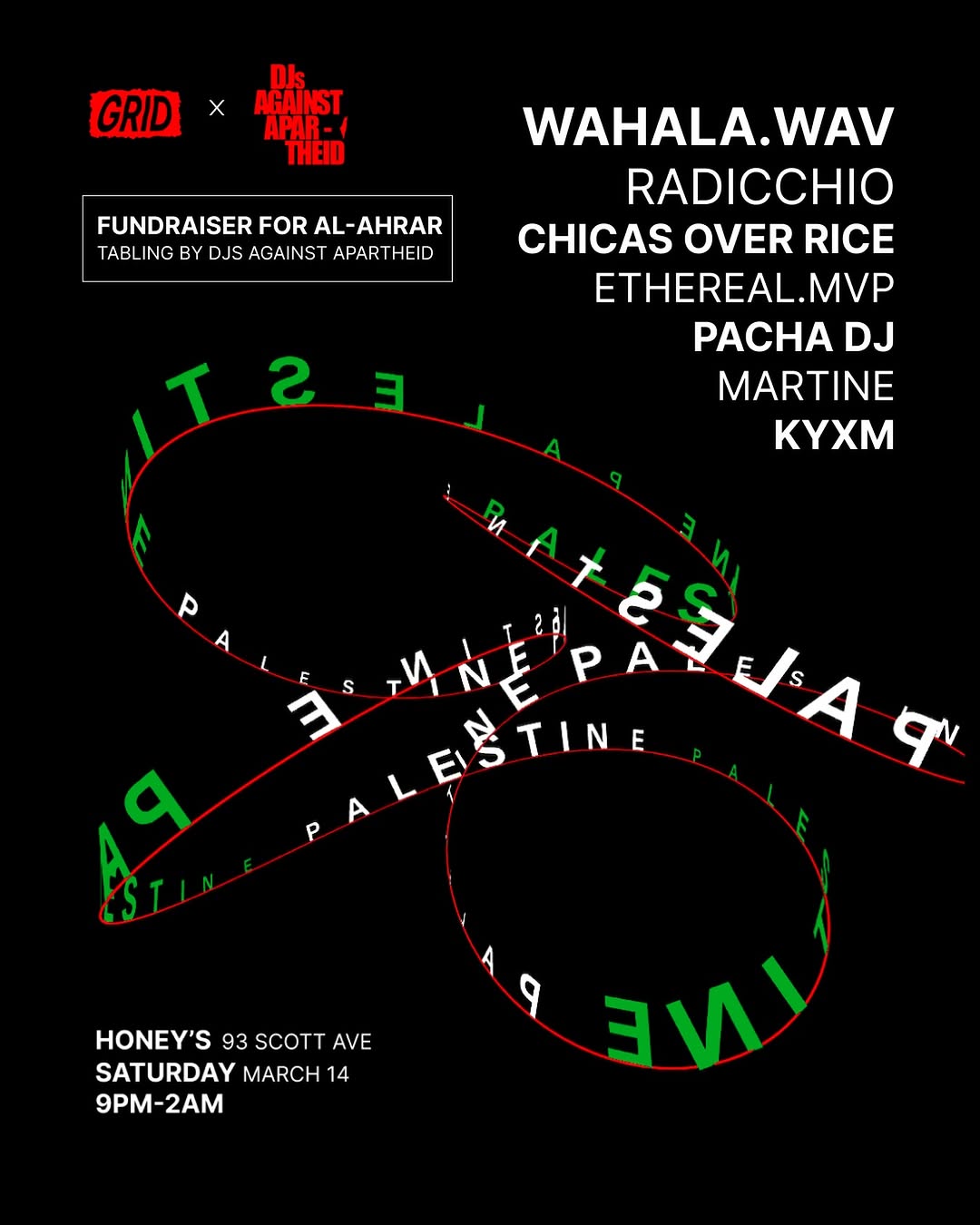 Image for GRID AGAINST APARTHEID FUNDRAISER FOR AL-AHRAR