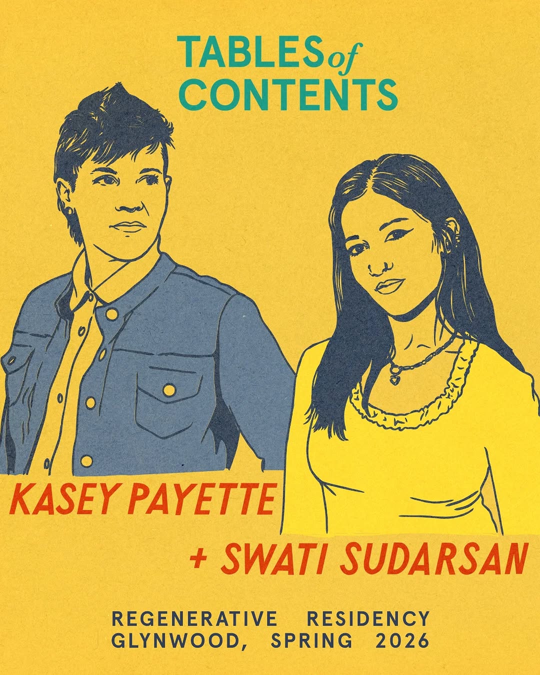 Image for Residency Open House with Kasey Payette & Swati Sudarsan