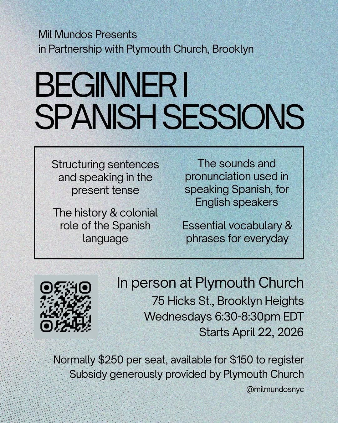 Image for Beginner I Spanish Sessions