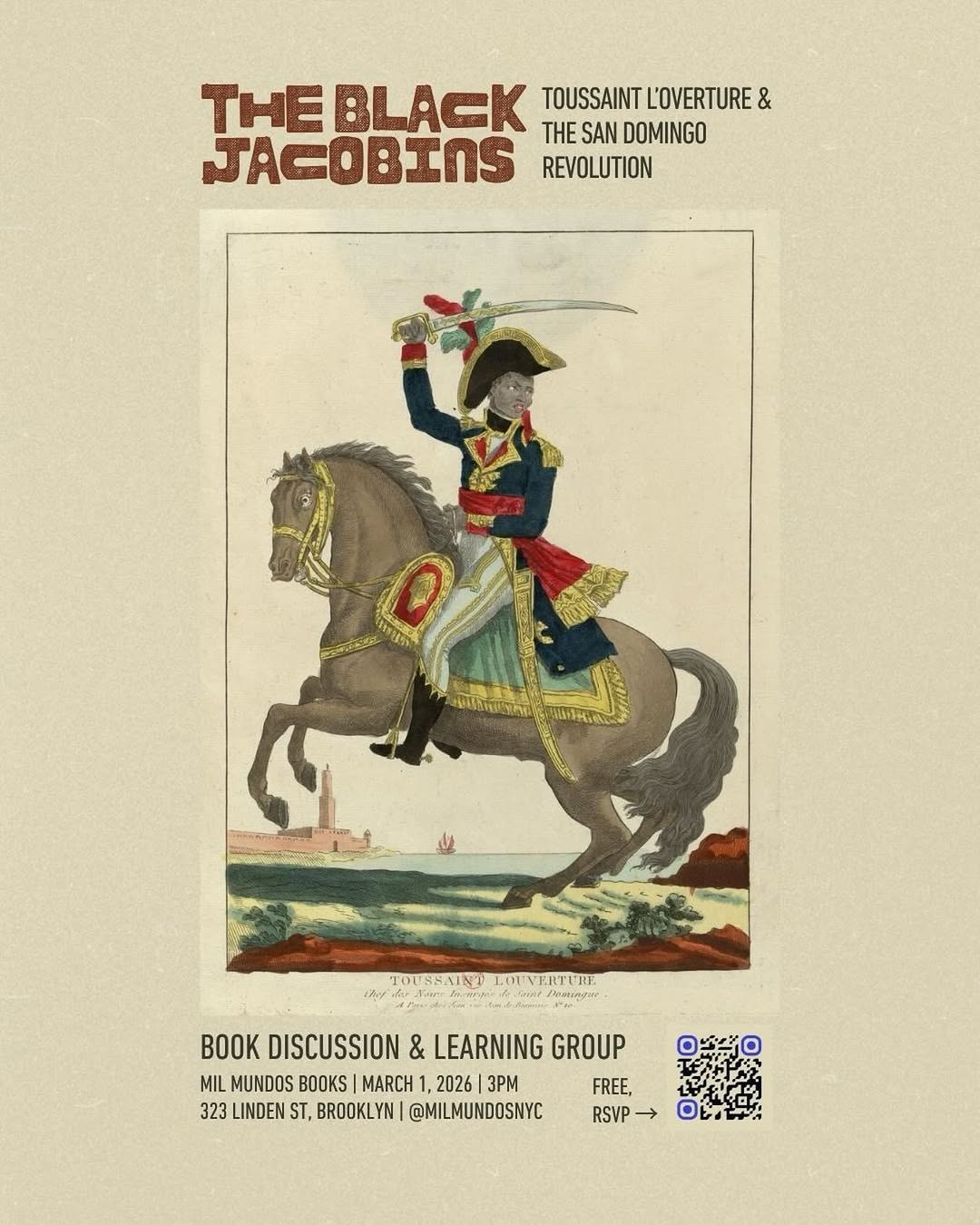 Image for The Black Jacobins: Toussaint L'Ouverture & The San Domingo Revolution - Book Discussion & Learning Group