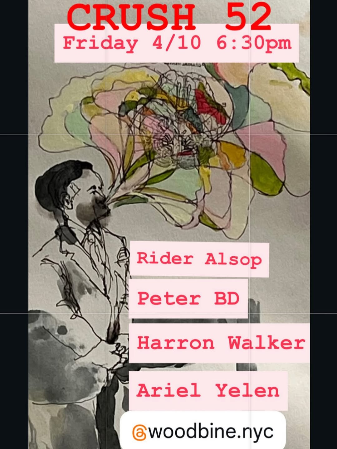 Image for CRUSH 52 Inaugural Reading