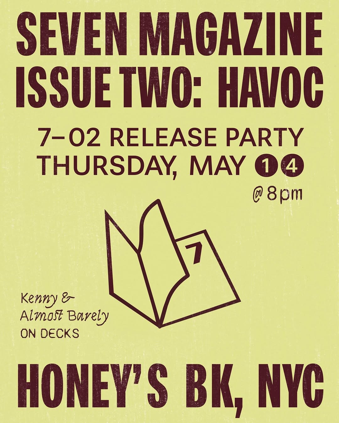 Image for Seven Magazine Issue Two: Havoc Release Party