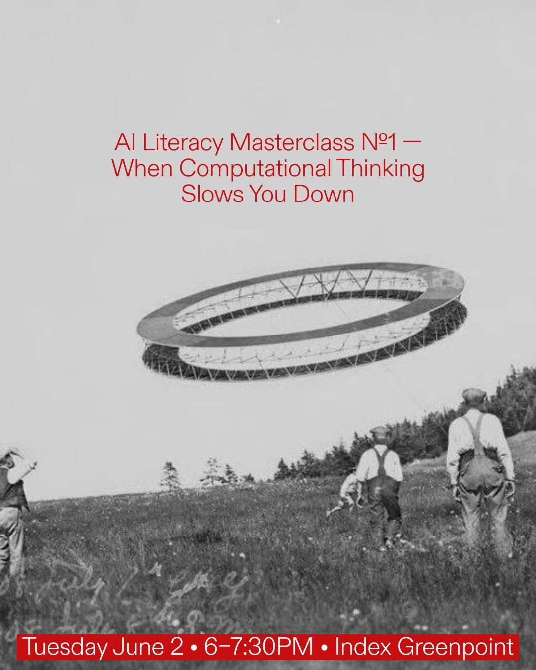 Image for AI Literacy Masterclass №1 – When Computational Thinking Slows You Down