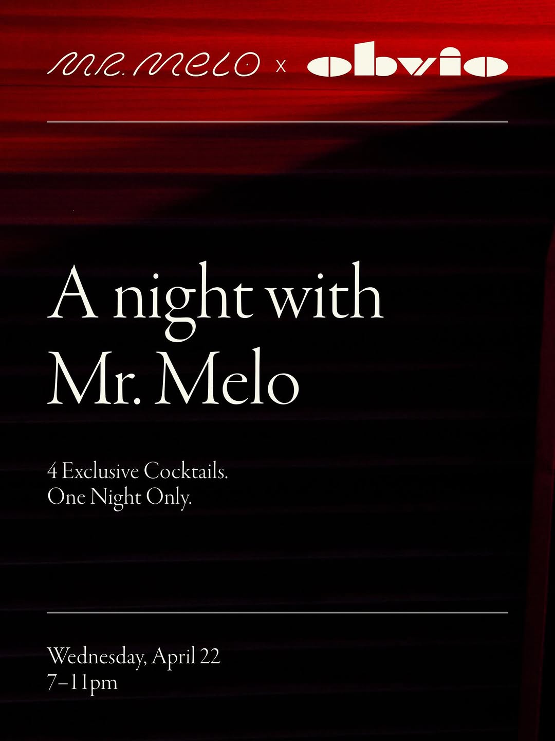 Image for A night with Mr. Melo